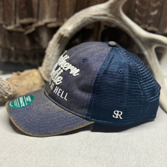Southern Rugged Southern Belle - Trucker Cap Navy