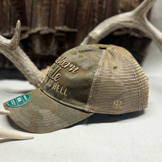 Southern Rugged Southern Belle - Trucker Cap Camo