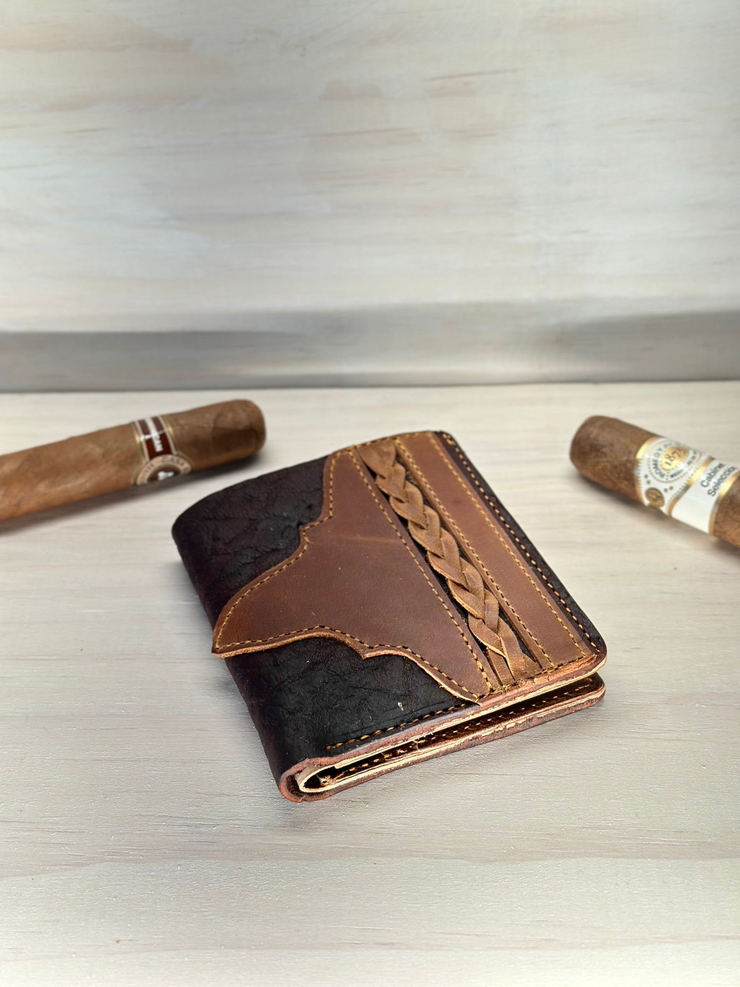 Southern Rugged Bifold - The "Braided Bison"