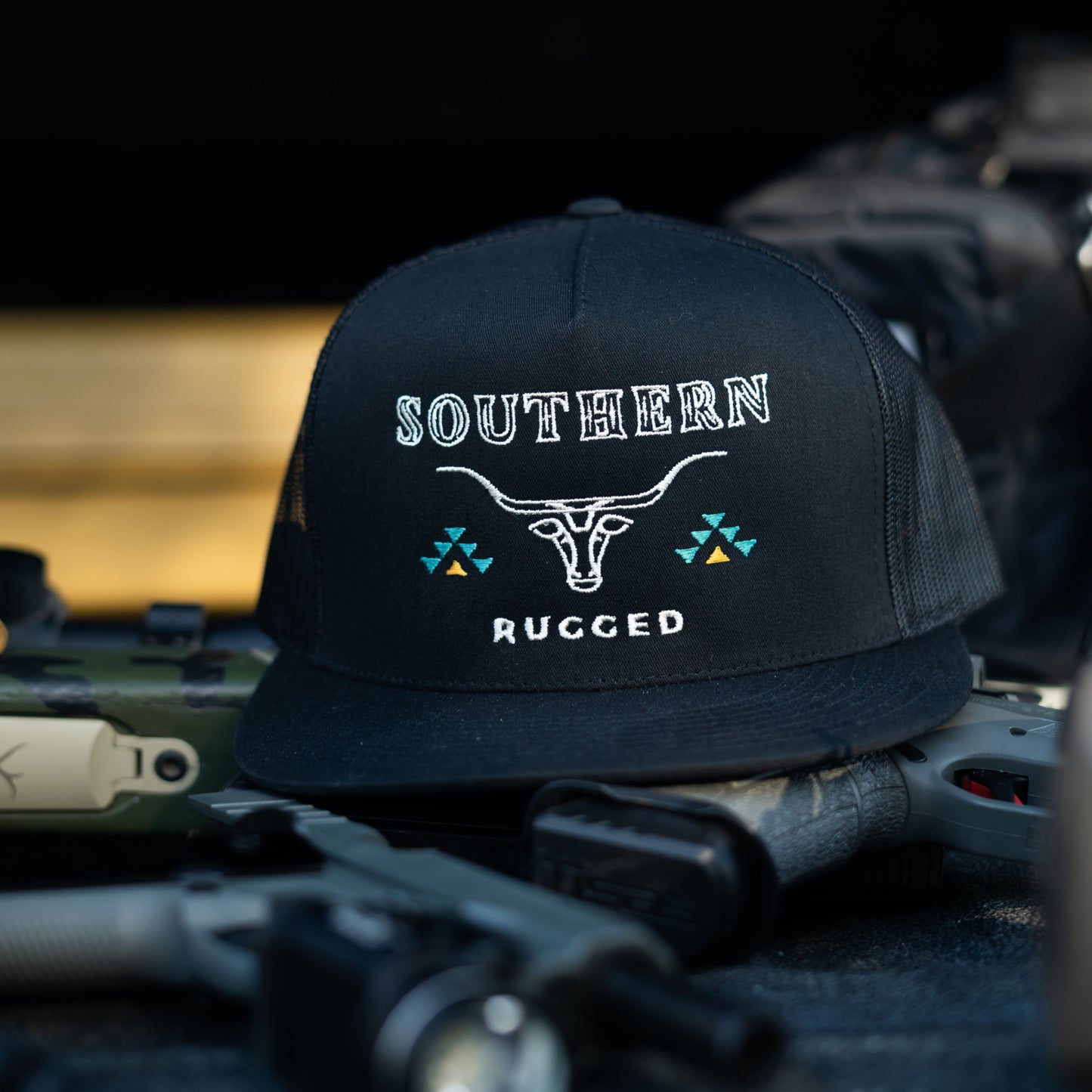 Southern Rugged Steer Logo Black
