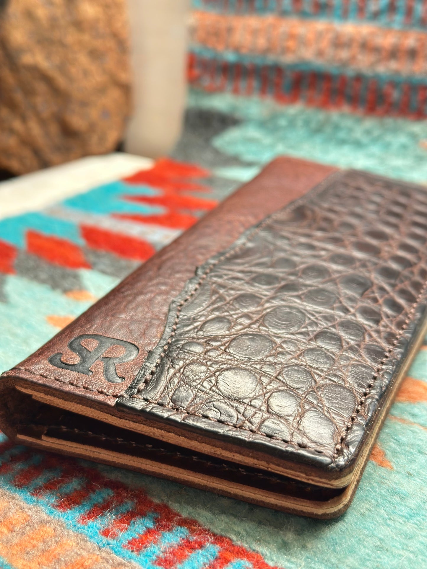 Southern Rugged True Billfold - The "Gator-Back"